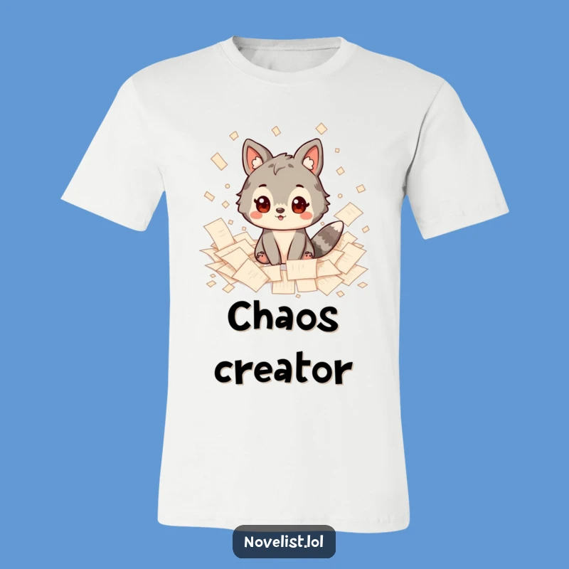 Funny Creative Animal T-Shirt: Humorous Inspired by Papers Tee for Artists
