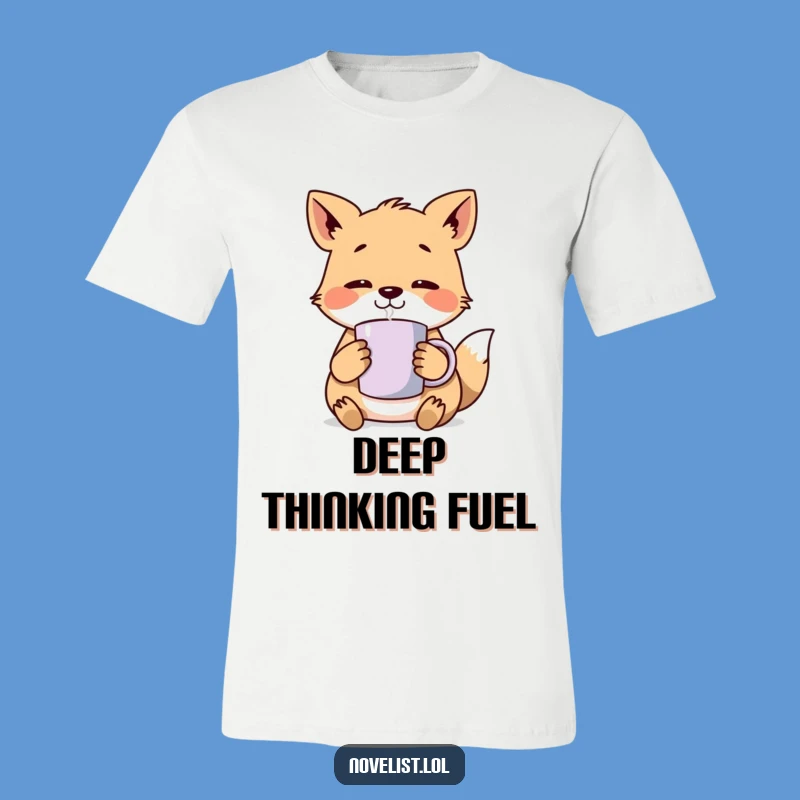 Funny Pensive Animal T-Shirt: Humorous Lost in Thought Mug Wear for Relaxers