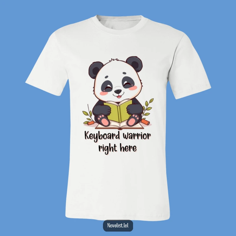 Funny Panda Storyteller T-Shirt: Wear Your Love for Writing Hilariously