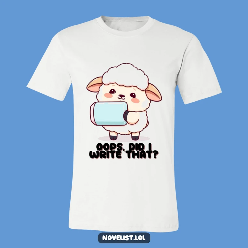 Funny Sheep Erase T-Shirt: Hilarious Apparel for Funny Goofs