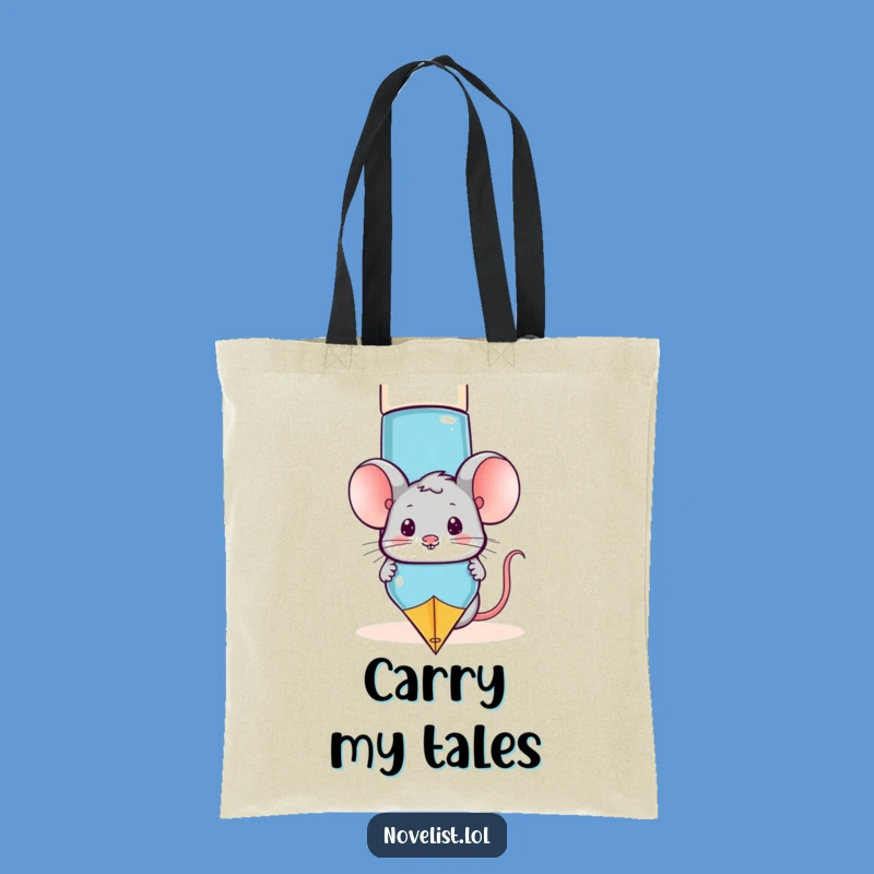 Stylish Funny Mouse Fountain Pen Tote - Carry Your Laughs!