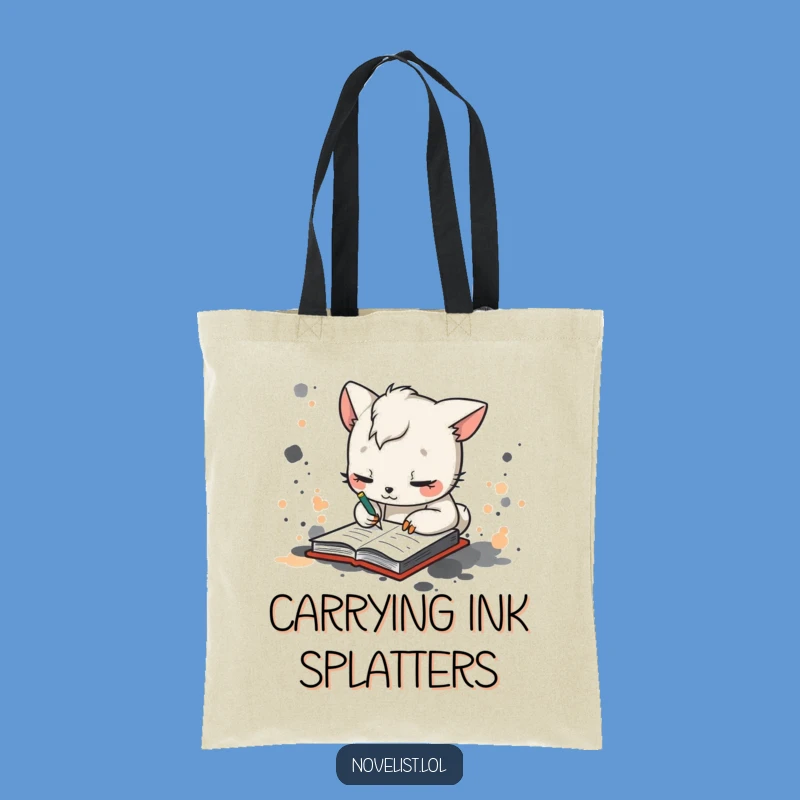 Funny Scribble Artist Tote Bag - Carry Your Creative Mess!