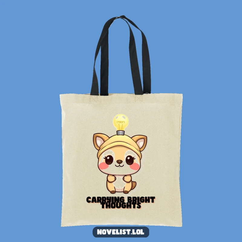 Funny Genius Animal Tote Bag - Carry Your Ideas in Style!