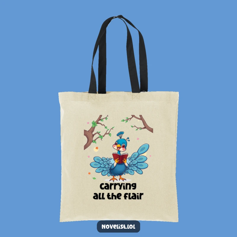 Funny Peacock Novel Bag - Carry Your Dramas with Stylish Humor